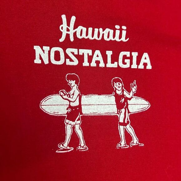 ๐๏ธโ๏ธ๐โโ๏ธ HAWAII NOSTALGIA Surf Rainbow Drive In Maui Vintage Look T-Shirt Sz 2 - Picture 9 of 10